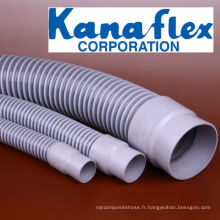 Tuyau flexible flexible en PVC Kanaflex de haute qualité. Fabriqué au Japon selon la norme JIS (canal flexible)